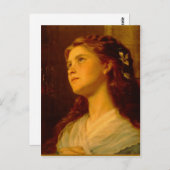 Sophie Gengembre Anderson Portrait of Young Girl E Postkarte (Vorne/Hinten)