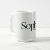 Sophie ILove You Kaffeetasse (Vorderseite Links)