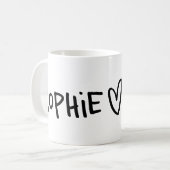 Sophie Lieben Nana Kaffeetasse (Vorderseite Links)