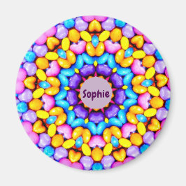 SOPHIE ~ Personalisiertes Ostermuster Fraktal ~ Magnet