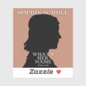 Sophie Scholl Sticker (Blatt)
