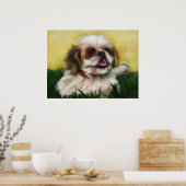 Sophie Shih Tzu Poster (Küche)