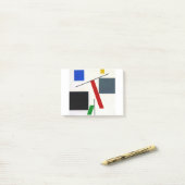 Sophie Taeuber Arp Balance Post-it Klebezettel (Auf Schreibtisch)