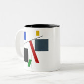 Sophie Taeuber Arp Balance Zweifarbige Tasse (Vorderseite Links)