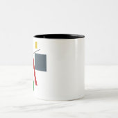 Sophie Taeuber Arp Balance Zweifarbige Tasse (Mittel)