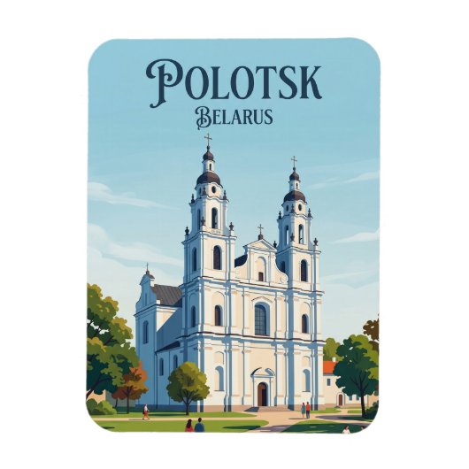 Sophienkathedrale Belarus Magnet (Vertikal)
