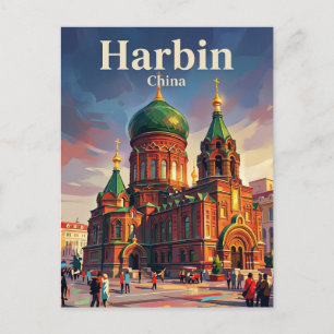 Sophienkathedrale in Harbin China Postkarte