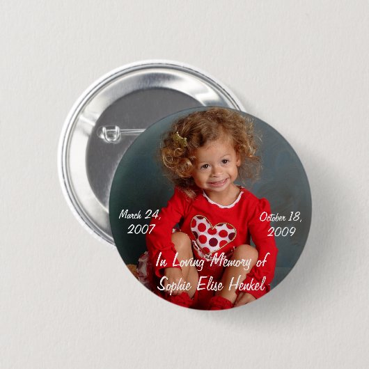 Sophies Knopf Button (Vorne & Hinten)