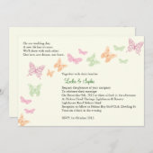 Sophie's letzte Hochzeit Einladung (Vorne/Hinten)