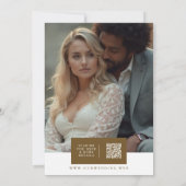 Sophistated Colorful Christmas Botanical & Floral Einladung (Rückseite)