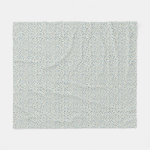 Sophisticated 1940er Dusty Blue Rosebud Vintage Pa Fleecedecke