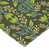 Sophisticated blue & beige floral pattern design  tischdecke (Schrägansicht)