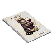 Sophisticated Cat Wine Lover Notebook Notizblock (Rechte Seite)