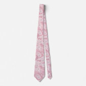 Sophisticated Cherry Blossom Floral Krawatte (Vorderseite)