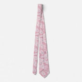 Sophisticated Cherry Blossom Floral Krawatte (Rückseite)