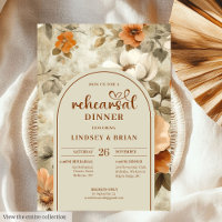 Sophisticated Copper Elfenbein Salbei Floral Probe