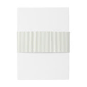 Sophisticated Cream Initials Einladungsbanderole (Rückseitenbeispiel)