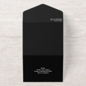 Sophisticated Elegant Corporate Event Logo Gold All-in-One-Einladung (Außenseite)