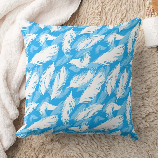 Sophisticated Feather Design Kissen (Decke)