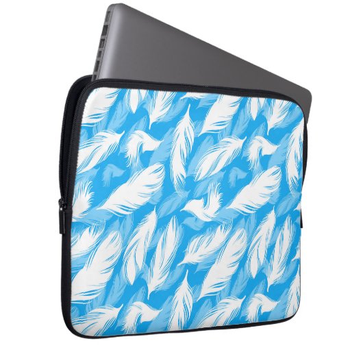 Sophisticated Feather Design Laptopschutzhülle (Vorne Rechts)