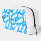 Sophisticated Feather Design Waschbeutel (Rechte Ecke)