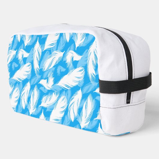 Sophisticated Feather Design Waschbeutel (Linke Seite)