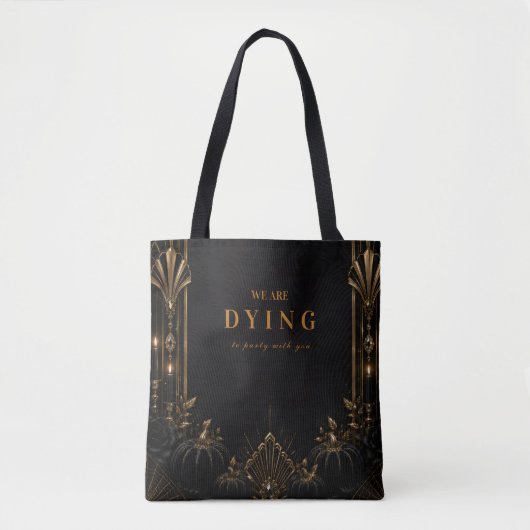 Sophisticated Glam Halloween Tasche (Vorderseite)