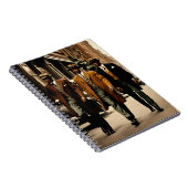 Sophisticated Harlem Renaissance Gentlemen Notizblock (Rechte Seite)