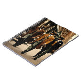 Sophisticated Harlem Renaissance Gentlemen Notizblock (Linke Seite)