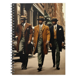 Sophisticated Harlem Renaissance Gentlemen Notizblock