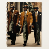 Sophisticated Harlem Renaissance Gentlemen Planer (Vorderseite)