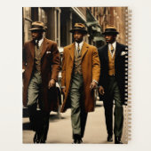 Sophisticated Harlem Renaissance Gentlemen Planer (Rückseite)
