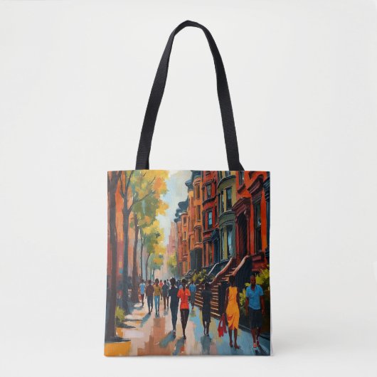 Sophisticated Harlem Renaissance Straße Tasche (Vorderseite)