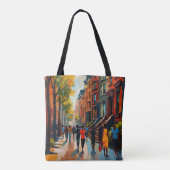 Sophisticated Harlem Renaissance Straße Tasche (Rückseite)