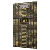 Sophisticated IV Beautiful Monogram Klemmbrett (Links)