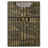 Sophisticated IV Beautiful Monogram Klemmbrett (Vorderseite)