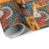 Sophisticated Luxury African Asian Caribbean Geschenkpapier (Rolleneckpunkt)