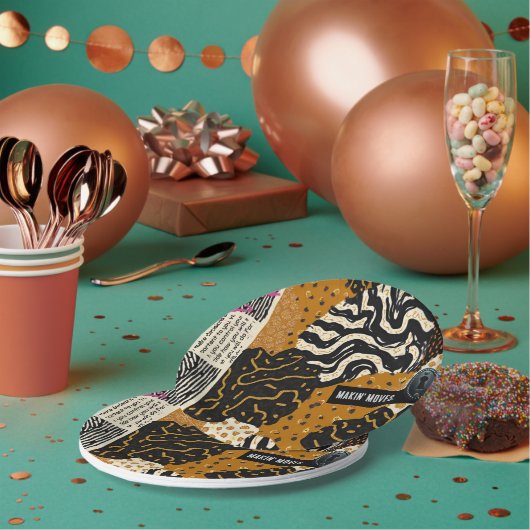 Sophisticated Luxury African Asian Caribbean Pappteller (Multi)