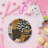 Sophisticated Luxury African Asian Caribbean Pappteller (Party)