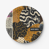 Sophisticated Luxury African Asian Caribbean Pappteller (Vorderseite)