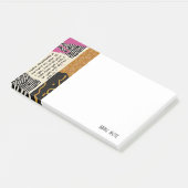 Sophisticated Luxury African Asian Caribbean Post-it Klebezettel (angewinkelt)