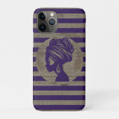 Sophisticated Luxury African Caribbean Mudcloth Case-Mate iPhone Hülle (Rückseite)