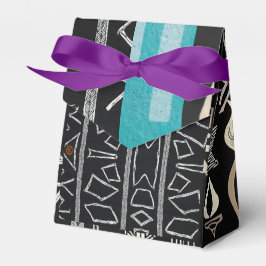 Sophisticated Luxury African Caribbean Mudcloth Geschenkschachtel