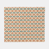 Sophisticated Mid-Century Modern Atomic Starburst Fleecedecke (Vorderseite (Horizontal))