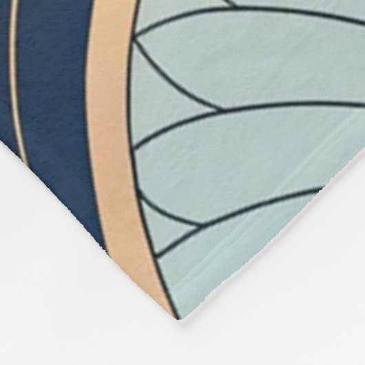 Sophisticated Modern Abstract Seamless Pattern  Fleecedecke (Ecke)