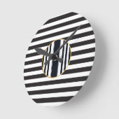 Sophisticated modern elegant runde wanduhr (Winkel)