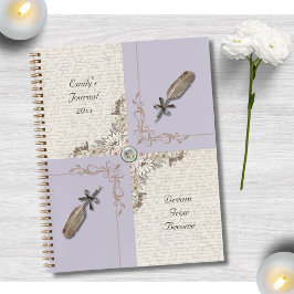 Sophisticated Pale Lavender Personal Journal Notizblock