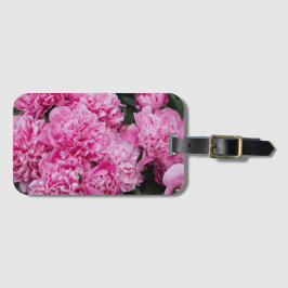 Sophisticated Pink Peony Gepäckanhänger