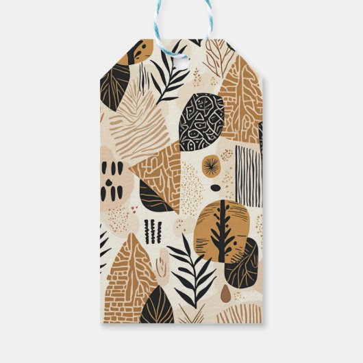 Sophisticated Souful Holiday Elegance Geschenkanhänger (Rückseite)