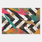 Sophisticated Souful Holiday Elegance Geschenkpapier Set (Vorderseite 3)